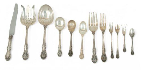 Gorham (American) 'King Edward' Sterling Silver Flatware Set 65t oz 62 PCS