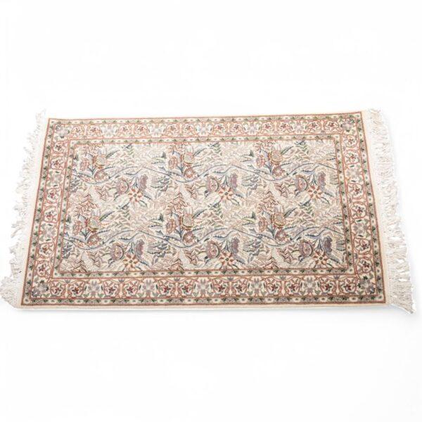 Indo-Persian Ispahan Design Handwoven Wool Rug, 20th C. W 3' L 5' 3"