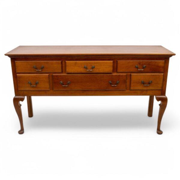 L & JG Stickley Cherry Sideboard, Queen Anne Style 1978 H 35" L 62" Depth 19"