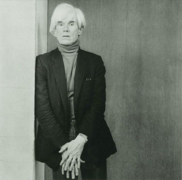 Robert Mapplethorpe (American, 1946-1989) Photogravure on Paper, 1983-85, 'Portrait of Andy Warhol' H 10.5" W 10.5"