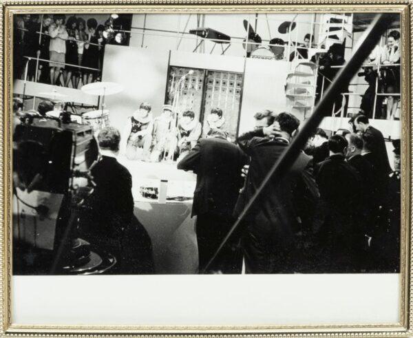 Bob Rimes (American, 1993-2016) Beatles Back Stage Photograph April 28, 1964, 'Pyramus And Thisbe Skit from Around the Beatles ITV Special'