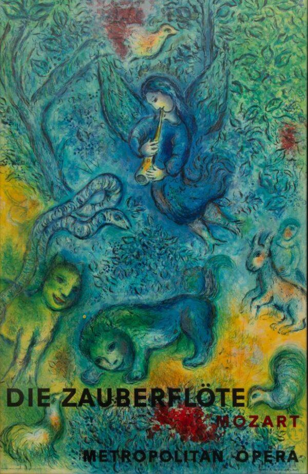 After Marc Chagall (French/Russian, 1887-1985) H 38" W 24.5"