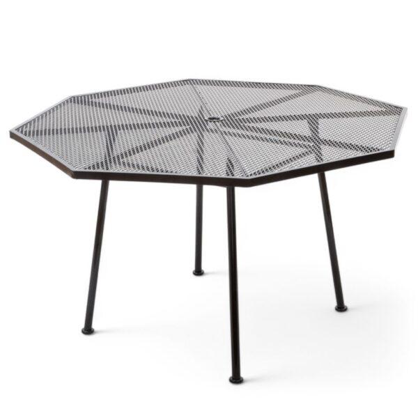 Woodard Furniture Co. Wrought Iron Octagonal Patio Table H 28.5" Dia. 52"