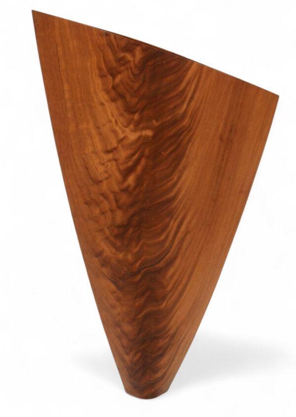 Colin Schleeh (Canadian, B. 1955) Walnut Vase, 2006 H 21.8" W 2.3" L 13.5"