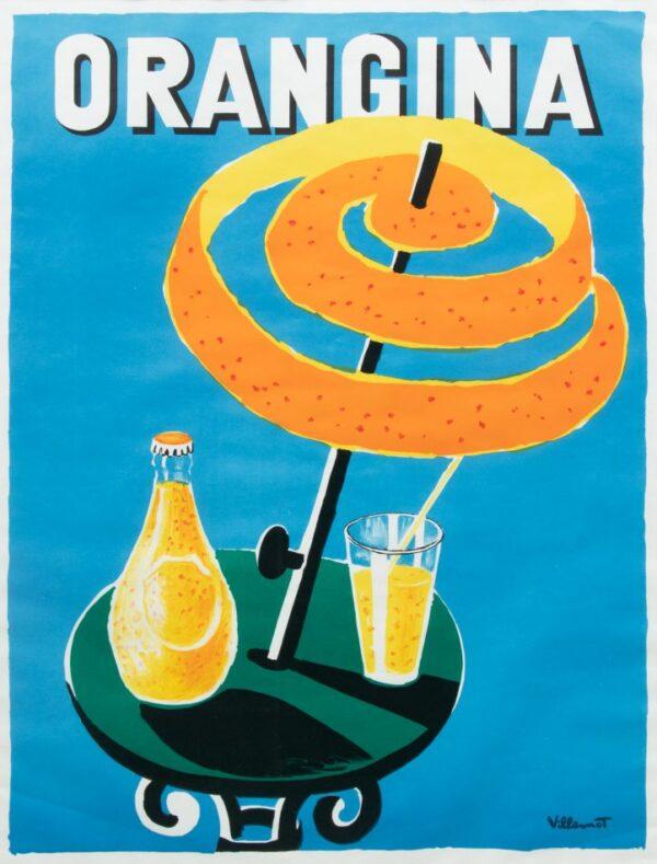 Villemot, Bernard (French, 1911-1989) (1911-1989) Lithograph on Wove Paper, Poster 'Orangia' H 32.5" W 25.3"
