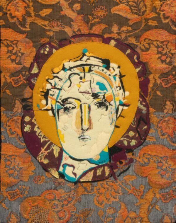 Arlee Barr (Canadian) Mixed Media 1977, 'Liberty' H 19" W 15"