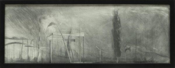 Paul Harcharik (American, B. 1947) Pencil on Paper H 8.5" W 23.5"