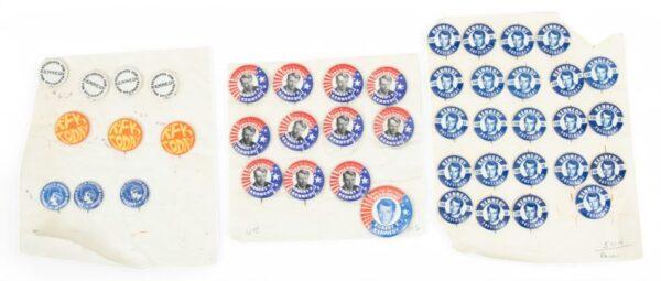 Robert F. Kennedy Campaign Buttons 1968 43 PCS