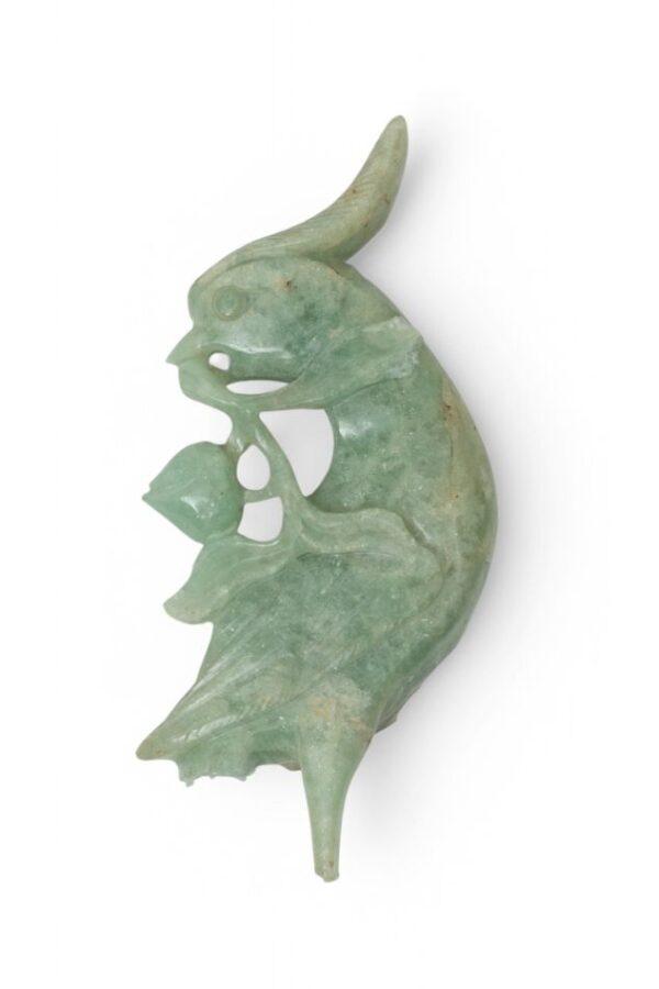Chinese's Gemstone Bird with Fruit H 4"