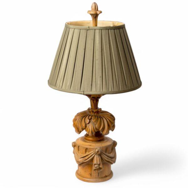 Bronze with Tole Shade Ship's Lamp H 30"