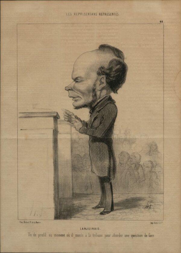 Charcoal And Watercolor Preliminary Sketch 19th Century, H 11" W 19"