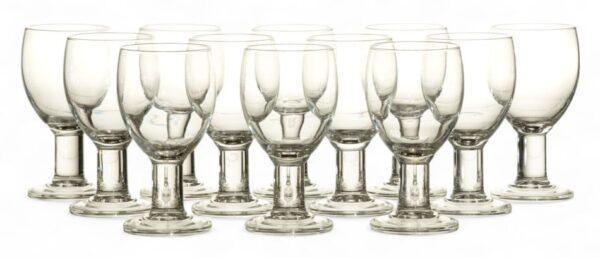 French Crystal Water Goblets H 7.25" Dia. 3.25" 12 PCS