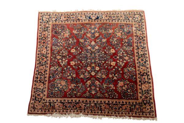 Sarouk (Persia) Hand Woven Wool 1940, W 4' L 4'