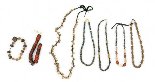 Tribal Beaded Necklaces H 10" W 6" L 3" 7 PCS