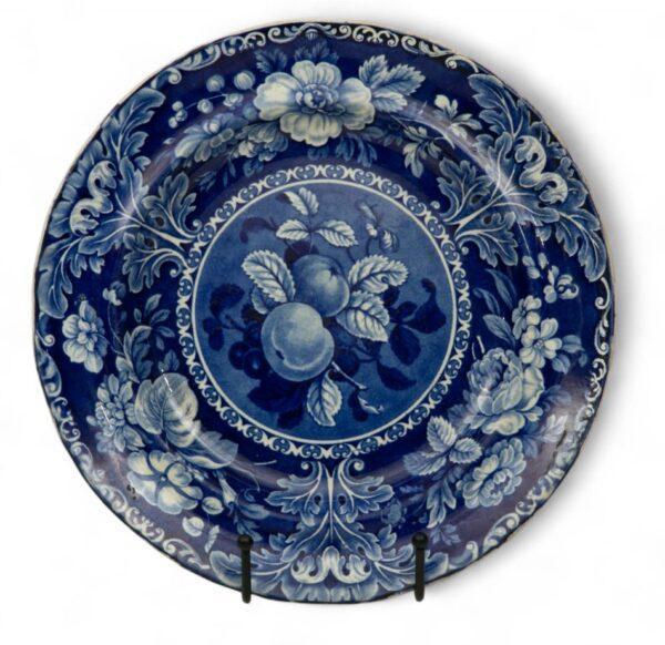 'EnglishStafordshire 1840 Floblue-plate 10" (1)'