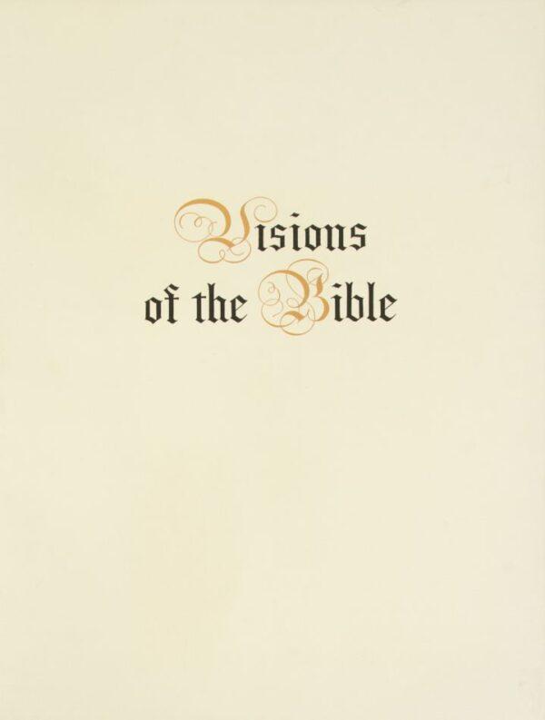 Reuven Rubin (Israeli, 1893-1974) Portfolio of 12 Lithographs, Pencil Signed 'Visions of the Bible', H 27" W 21" 12 PCS