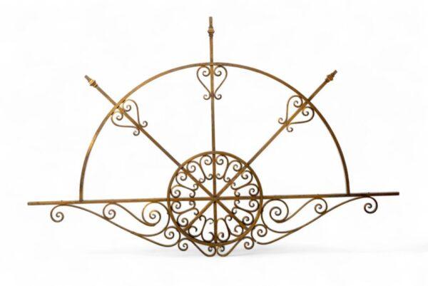 Wayne State, Old Main Brass Plated Iron Architectual Ornament H 30" W 47"