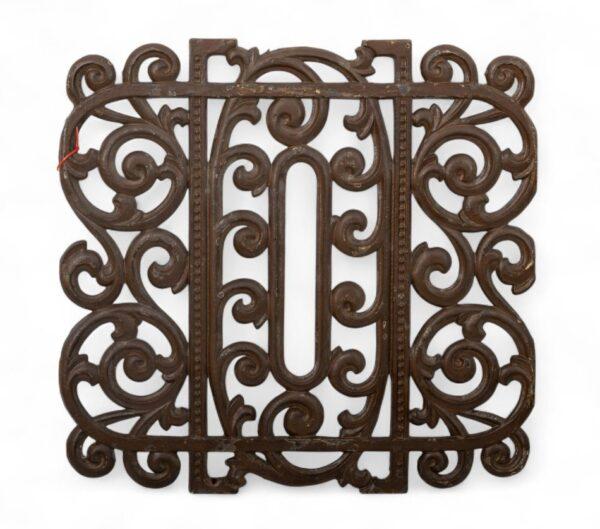 Wayne State, Old Main Cast Iron Railing Section, 1895, H 24.25" W 23"