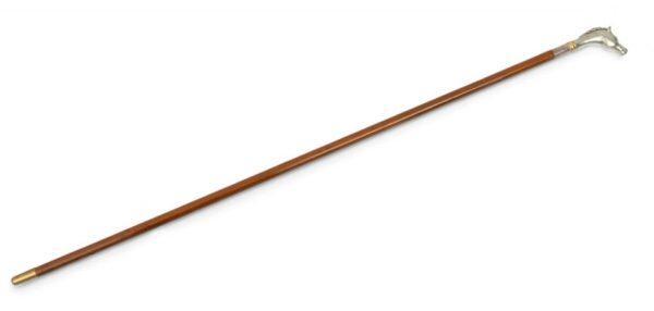 English Horse Head Walking Stick L 36"