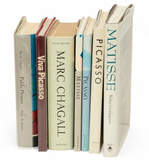Modern Master Art Books Box of Books H 13.75" W 11" 7 PCS