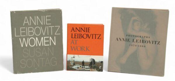 Annie Leibovitz (American, B. 1949) Photography Books, 'At Work, Women, Photographs 1970-1990', 3 PCS