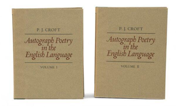 Group of Poetry Books Art Books H 13.5" W 10.5" 2 PCS