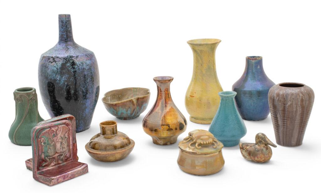 group photo of a pottery collection